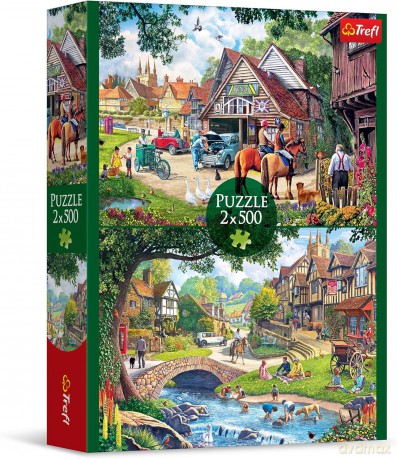 TREFL 2x500 el. Sielankowe życie MGL 37494 [PUZZLE]