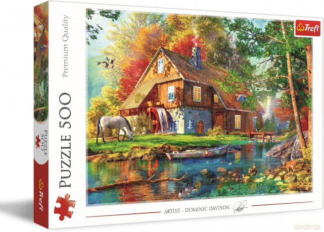 TREFL 500 el. Chatka nad rzeką MGL 37484 [PUZZLE]