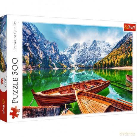 TREFL 500 el. Jezioro Braies Włochy 37486 [PUZZLE]