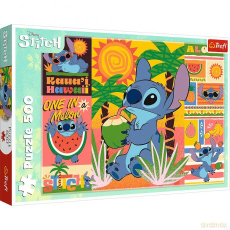 TREFL 500 el. Wakacje ze Stichem 37483 [PUZZLE]