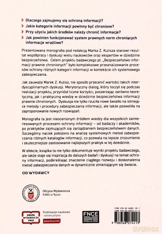 Informacje prawnie chronione - Marek Zbigniew Kulisz [KSIĄŻKA]