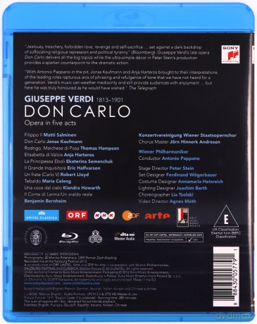 Antonio Pappano: Verdi: Don Carlo [Blu-Ray]