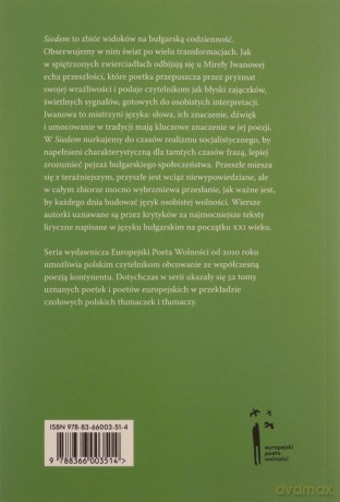 Siedem. Wiersze z biografiami - Mireła Iwanowa [KSIĄŻKA]