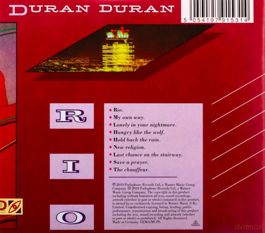 Duran Duran: Rio [CD]