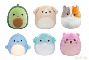 SQUISHMALLOWS Fuzzamallow Seria A, pluszak, 30 cm mix