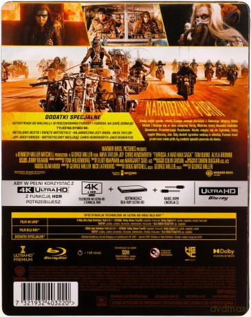 Furiosa: Saga Mad Max (steelbook) [Blu-Ray 4K]+[Blu-Ray]