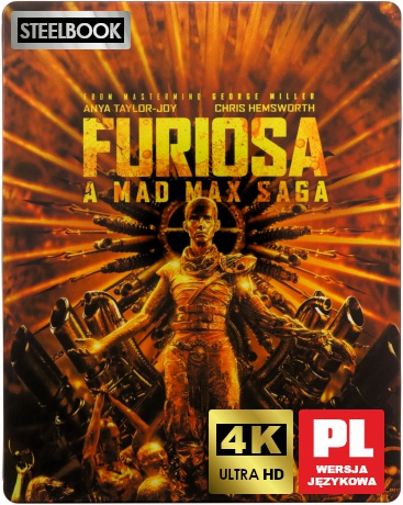 Furiosa: Saga Mad Max (steelbook) [Blu-Ray 4K]+[Blu-Ray]