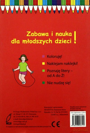100 kolorowanek z naklejkami. Zeszyt 2 [KSIĄŻKA]