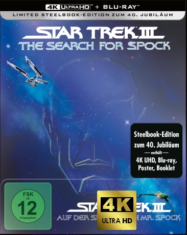 Star Trek III: The Search for Spock (Star Trek III: W poszukiwaniu Spocka) (steelbook) [Blu-Ray 4K]+[Blu-Ray]