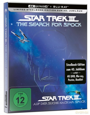 Star Trek III: The Search for Spock (Star Trek III: W poszukiwaniu Spocka) (steelbook) [Blu-Ray 4K]+[Blu-Ray]