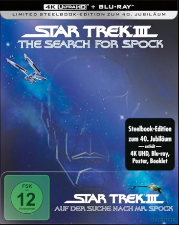 Star Trek III: The Search for Spock (Star Trek III: W poszukiwaniu Spocka) (steelbook) [Blu-Ray 4K]+[Blu-Ray]