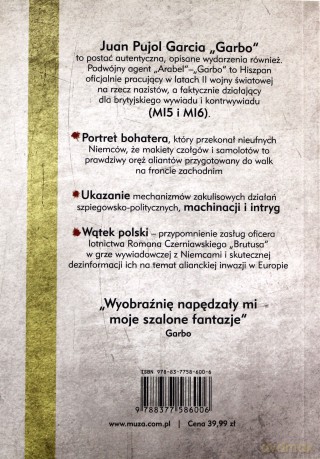 Agent "Garbo" - Talty Stephan [KSIĄŻKA]