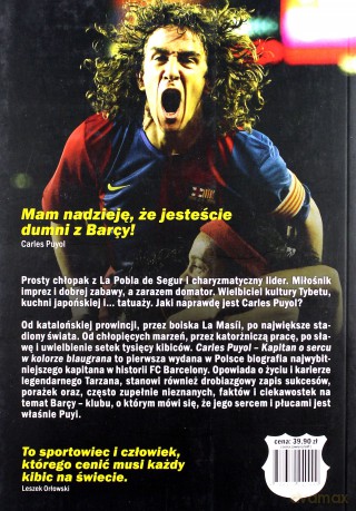 Carles Puyol. Kapitan o sercu w kolorze blaugrana - Ochapski Ziemowit [KSIĄŻKA]