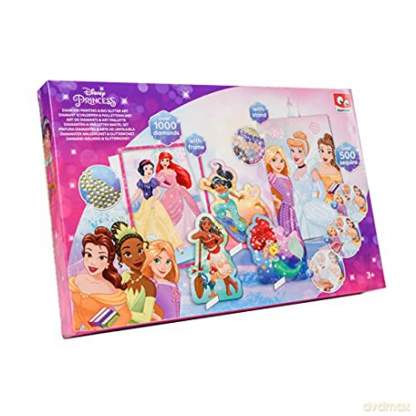 Diamentowa mozaika Disney Princess2in1 z cekinami 1500 elementów