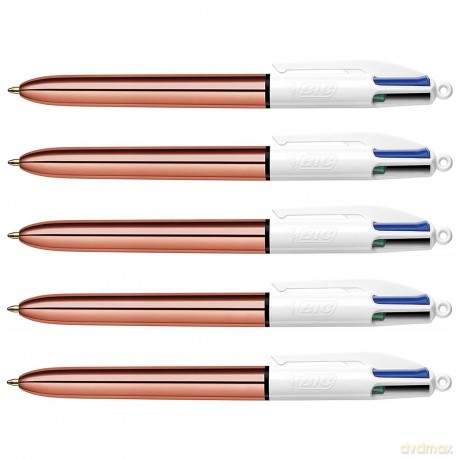Długopis Bic 4-kolory COLOURS PINK GOLD