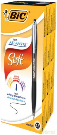 Długopis Bic ATLANTIS SOFT CZARNY