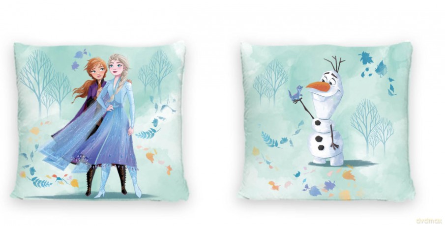 FROZEN DISNEY Poduszka LICENCYJNA VELVET 40x40 FRO2293004