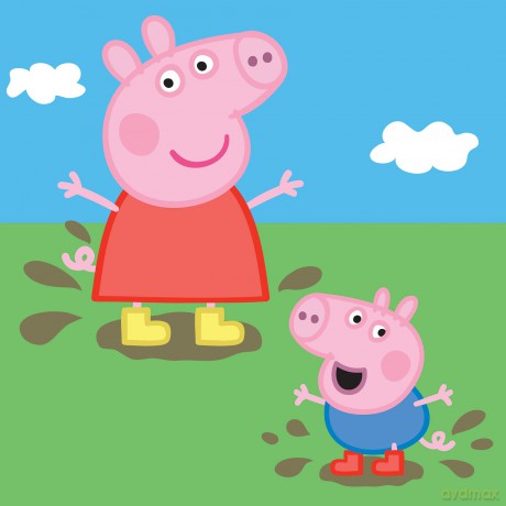 PEPPA PIG Ręcznik drukowany Magic towel30x30 PP203073-R 36