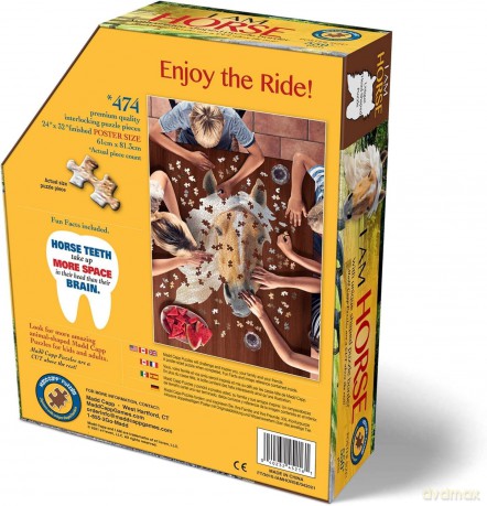 Puzzle konturowe - I am Horse 550el [PUZZLE]
