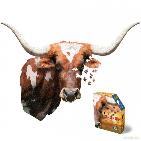 Puzzle konturowe - I am Longhorn 550el [PUZZLE]