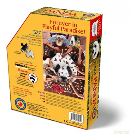 Puzzle konturowe - I am Panda 550el [PUZZLE]