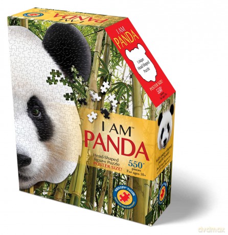 Puzzle konturowe - I am Panda 550el [PUZZLE]