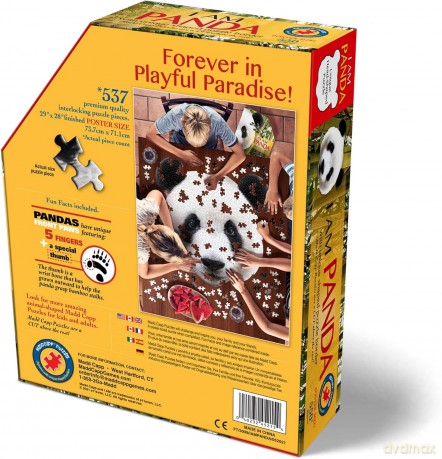 Puzzle konturowe - I am Panda 550el [PUZZLE]