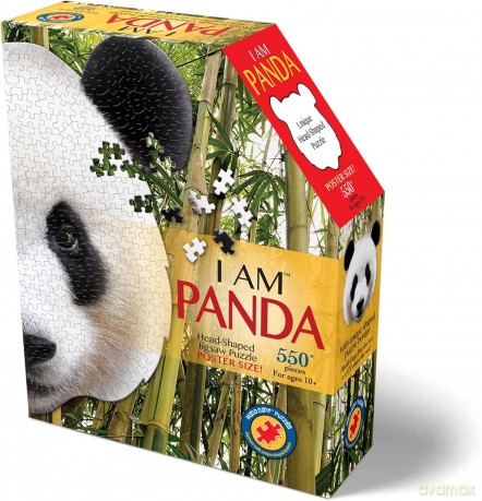 Puzzle konturowe - I am Panda 550el [PUZZLE]