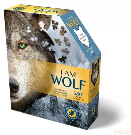 Puzzle konturowe - I am Wolf 550el [PUZZLE]