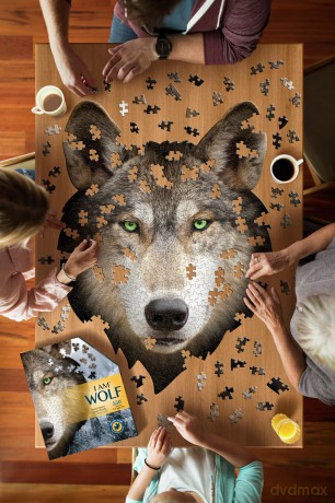 Puzzle konturowe - I am Wolf 550el [PUZZLE]