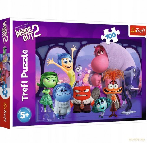 Puzzle 100 el. W głowie się nie mieści / Disney Inside Out 2 [PUZZLE]