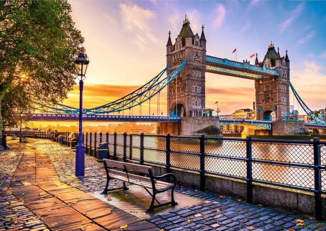 Puzzle 1000 el. Tower Bridge, Londyn [PUZZLE]