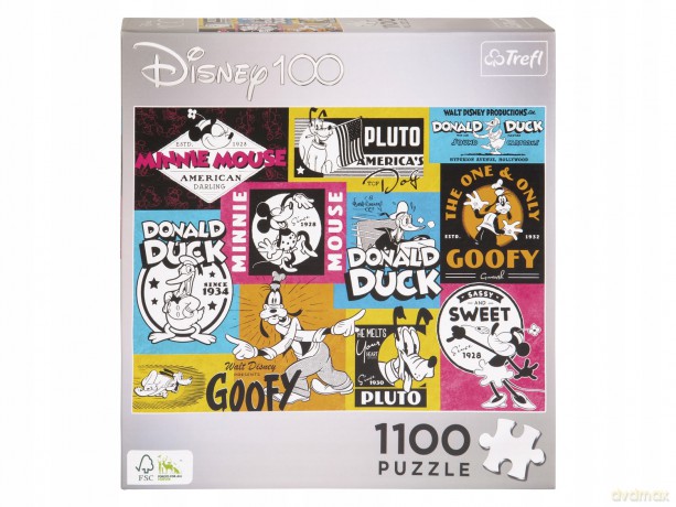 Puzzle Trefl 1100 elementów Disney 100 Years of Wonder