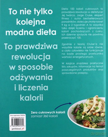 Metoda 100. Licz tylko kalorie cukrowe - Cruise Jorge [KSIĄŻKA]