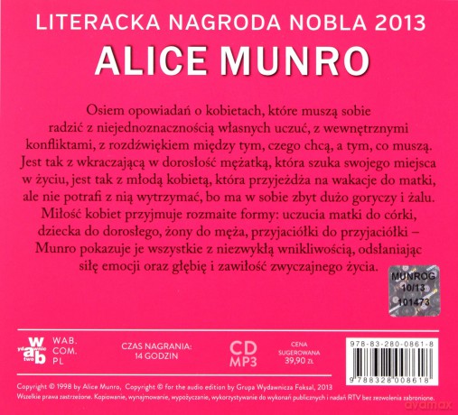 Miłość dobrej kobiety - Munro Alice [Audiobook]