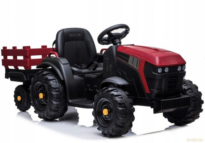 Traktor z Przyczepą na akumulatorBDM0925 Czerwony