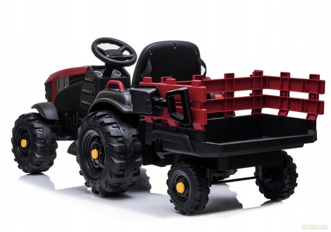 Traktor z Przyczepą na akumulatorBDM0925 Czerwony