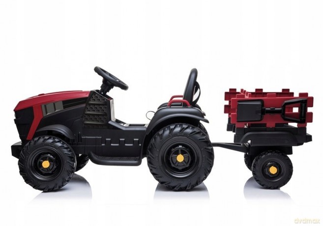 Traktor z Przyczepą na akumulatorBDM0925 Czerwony