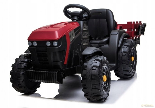 Traktor z Przyczepą na akumulatorBDM0925 Czerwony