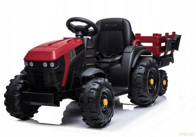 Traktor z Przyczepą na akumulatorBDM0925 Czerwony