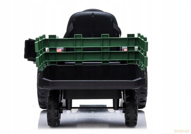 Traktor z Przyczepą na akumulatorBDM0925 Zielony Wojskowy