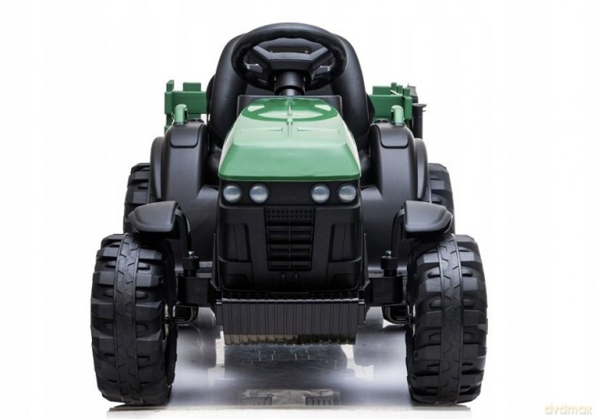 Traktor z Przyczepą na akumulatorBDM0925 Zielony Wojskowy