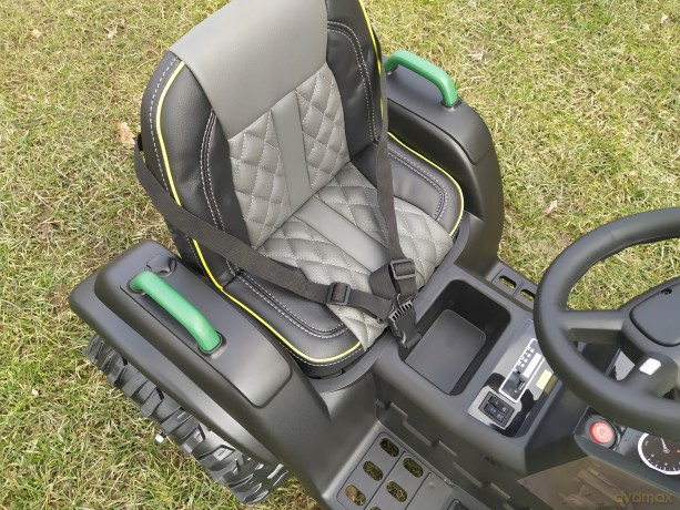 Traktor z Przyczepą na akumulatorBDM0925 Zielony Wojskowy