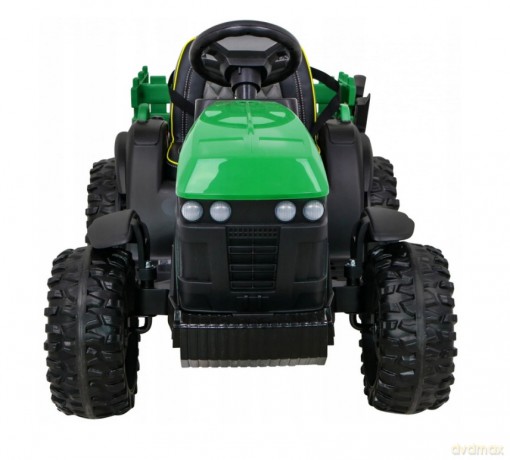 Traktor z Przyczepą na akumulatorBDM0925 Zielony Wojskowy