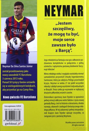 Neymar. Nowa gwiazda FC Barcelona - Reyes Joan Tejedor [KSIĄŻKA]