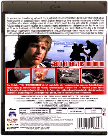 The Parallax View (Syndykat zbrodni) [Blu-Ray]
