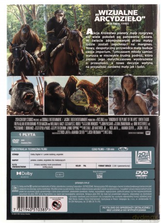 Królestwo Planety Małp [DVD]