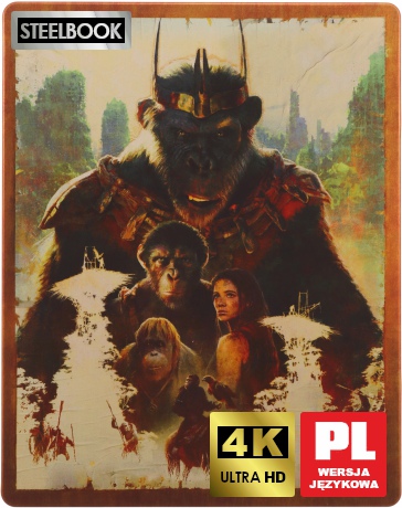 Królestwo Planety Małp (steelbook) [Blu-Ray 4K]+[Blu-Ray]