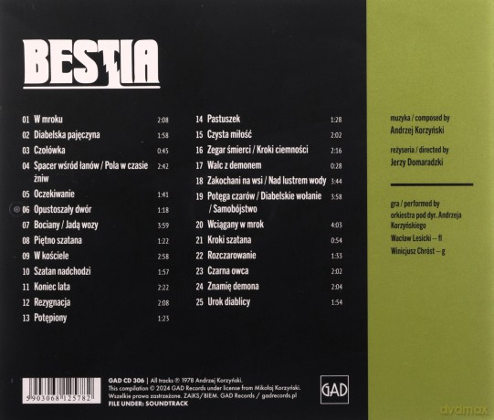 Andrzej Korzyński: Bestia [CD]