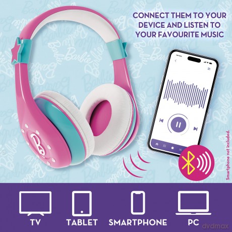 Barbie Niech zabrzmi twój styl Słuchawki i mikrofon LISCIANI